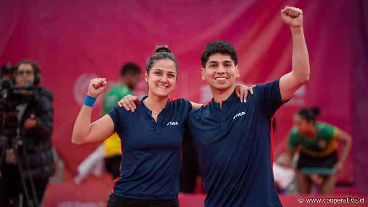 ¡Notables! Daniela Ortega y Gustavo Gómez ganaron oro en el tenis de mesa de los Juegos Odesur