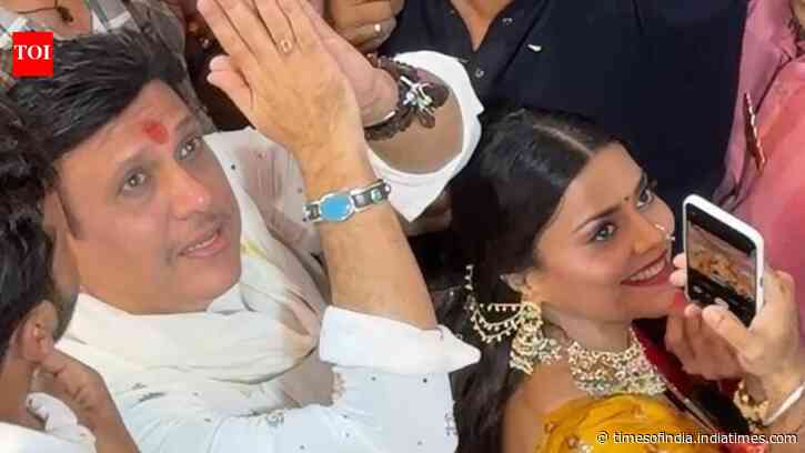 Govinda SPOTTED with Komal Rani, amid row with wife