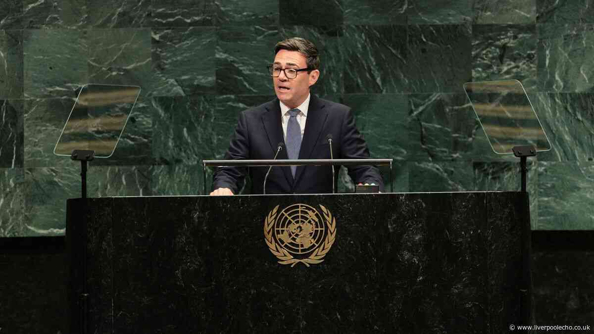 Six key points from Andy Burnham's first UN speech as PM - 'Britain is back'