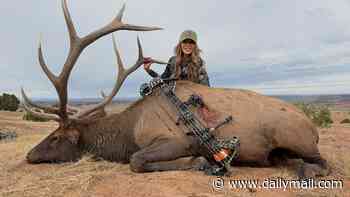 Kristi Noem blasts critics as 'ignorant and uninformed' after posing for hunting photo with enormous dead elk