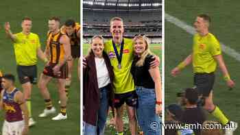 Umpire felt threatened by Hawks players’ abuse, reveals phone call with Barrass