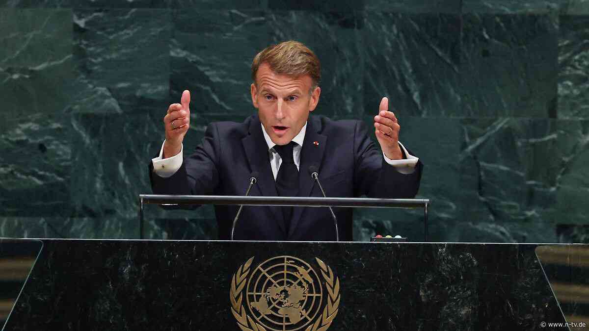 Netanjahu empört: Israel nennt Macrons Gaza-Rede "grotesk"
