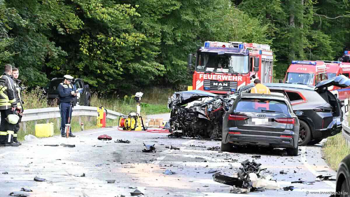 Frontalunfall auf Staatsstraße 2078 bei Feldkirchen-Westerham: BMW kollidierte mit Lkw