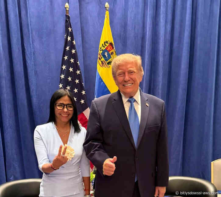 Trump y Delcy Rodríguez sellan en Nueva York un inédito acercamiento
