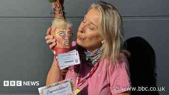 Donald Trump lookalike mangelwurzel steals the show
