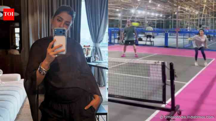 Samantha Ruth Prabhu enjoys pickleball with husband Raj Nidimoru