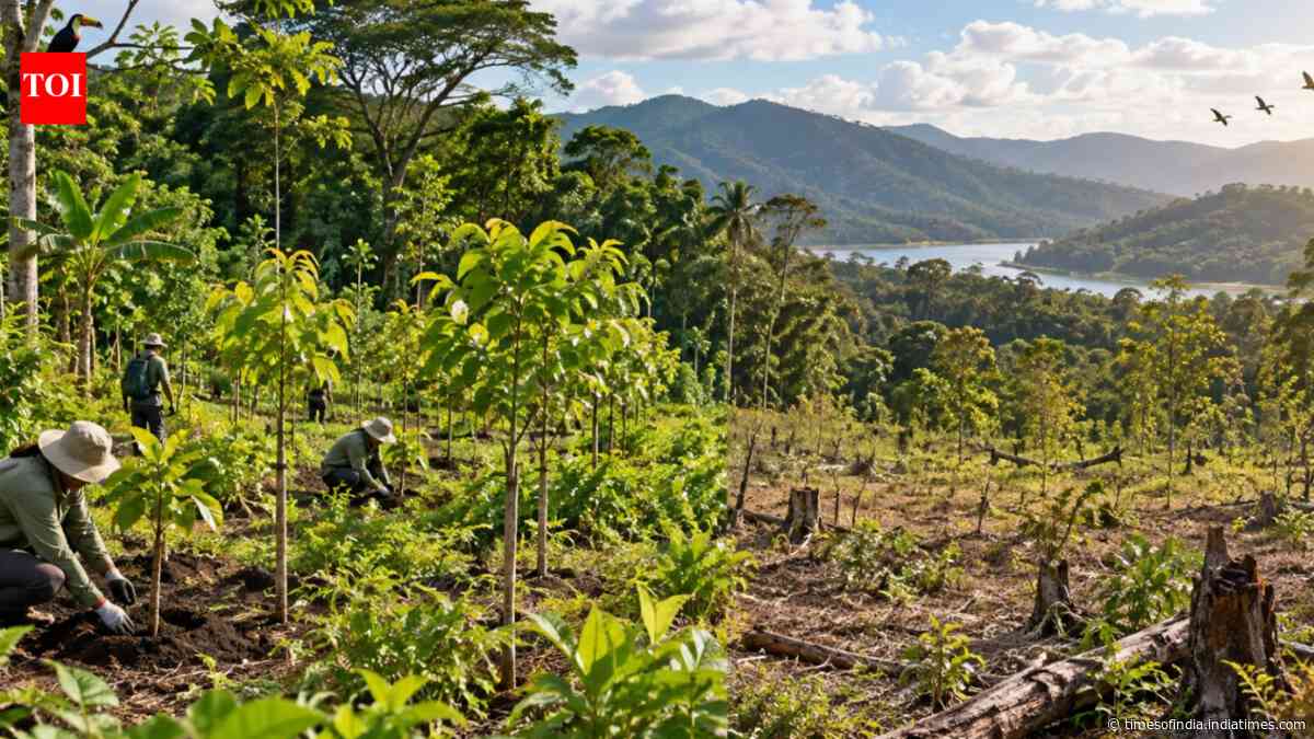 Costa Rica planted forests that held 6.5 times more biomass 20 years later