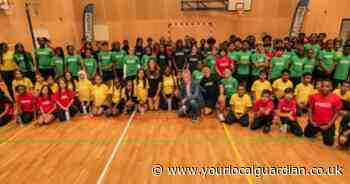 Stars joins pupils for tournament to champion school sport
