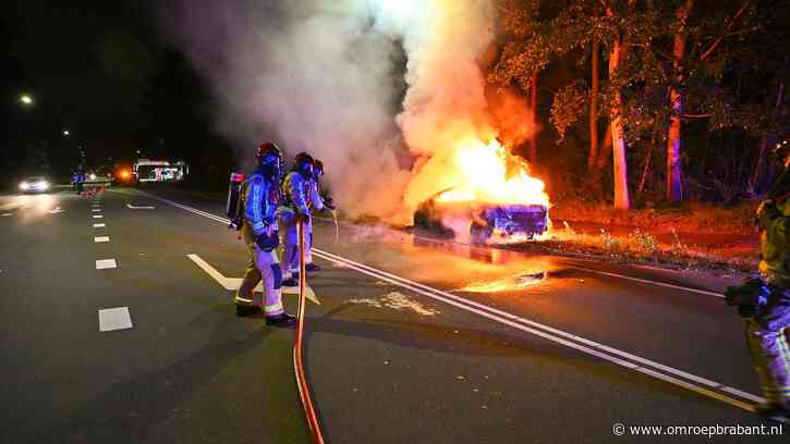 Auto uitgebrand, bestuurder had wagen geleend