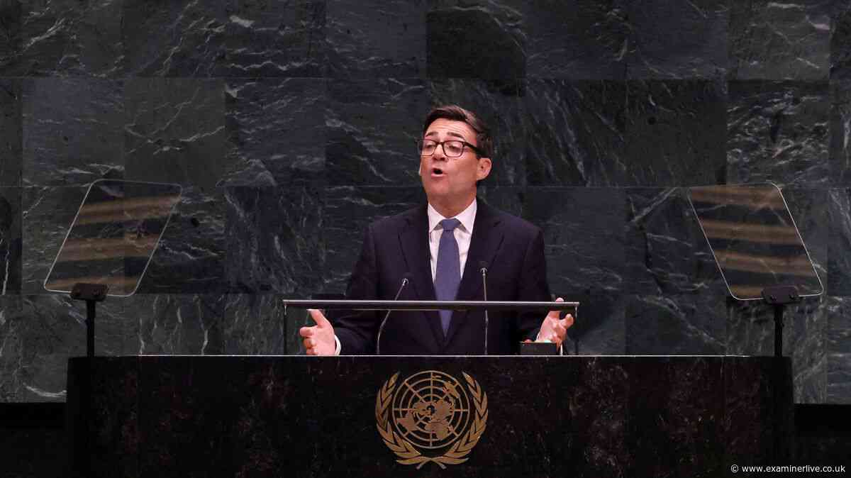 Six key points Andy Burnham made in his 'Britain is back' UN speech
