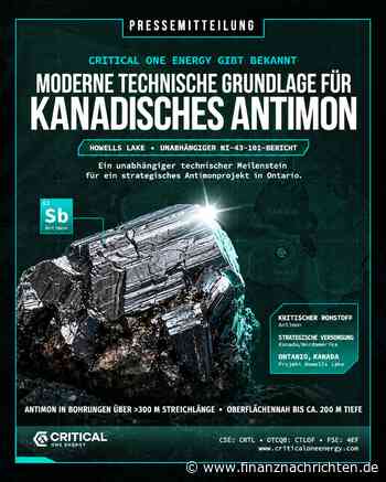 Unabhängige Prüfung: Antimon-Projekt startet in die nächste Phase