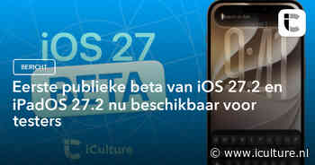 Eerste publieke beta van iOS 27.2 en iPadOS 27.2 nu beschikbaar voor testers