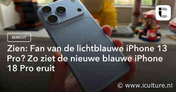 Zien: Fan van de lichtblauwe iPhone 13 Pro? Zo ziet de nieuwe blauwe iPhone 18 Pro eruit