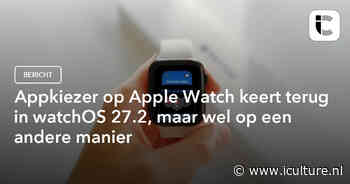Appkiezer op Apple Watch keert terug in watchOS 27.2, maar wel op een andere manier