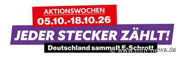 Landau – Aktionswochen „Jeder Stecker zählt! Deutschland sammelt E-Schrott“ im Oktober – Alles mit Stecker gehört nicht in den Hausmüll