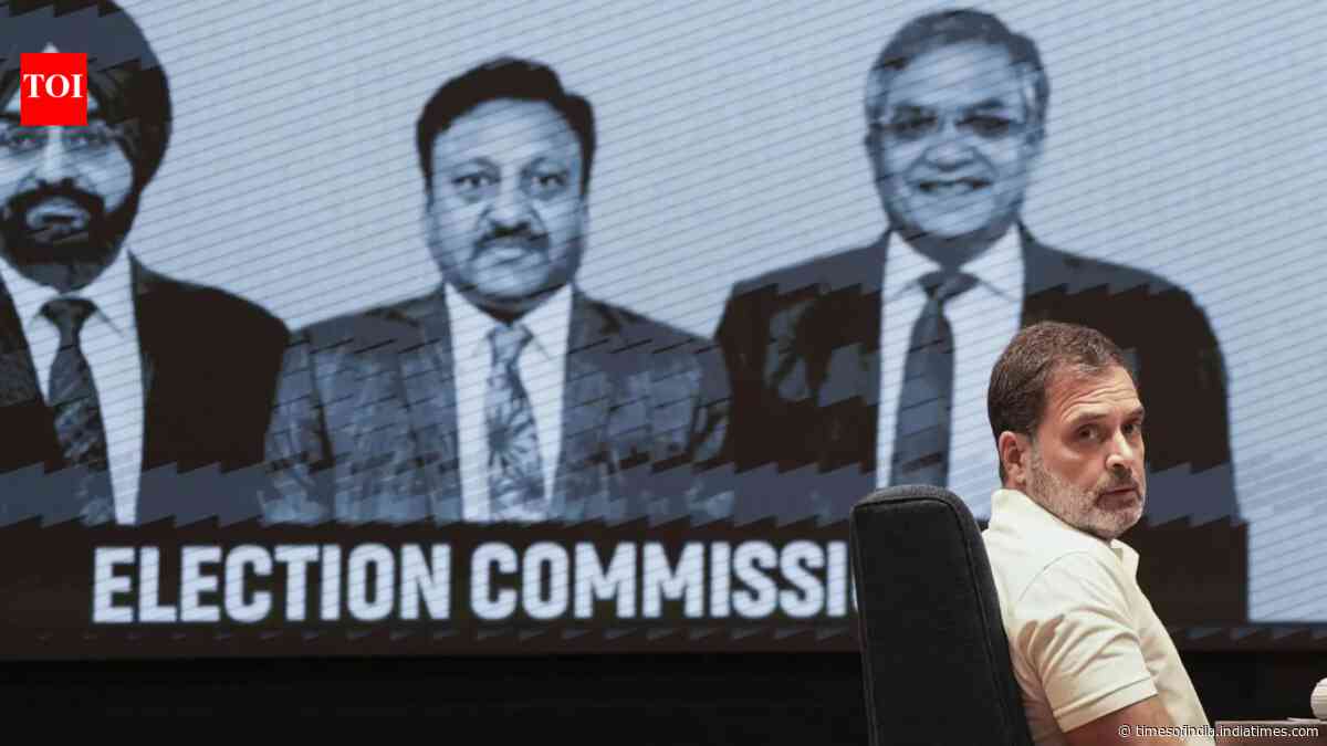'This is treason': Rahul Gandhi revives 'vote chori' charge after report of rift within EC
