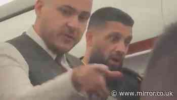 Dramatic moment UK police escort passengers off easyJet flight caught on camera
