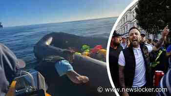 Extreemrechtse activist steekt migrantenboot lek in Engeland