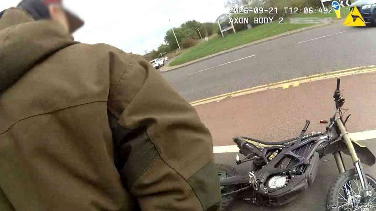 Two arrested after dog walker threatened with machete in Darlington