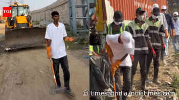 Bittu Tabahi removes 2,435 kg of waste from Gurugram after Yamuna cleanup in Delhi