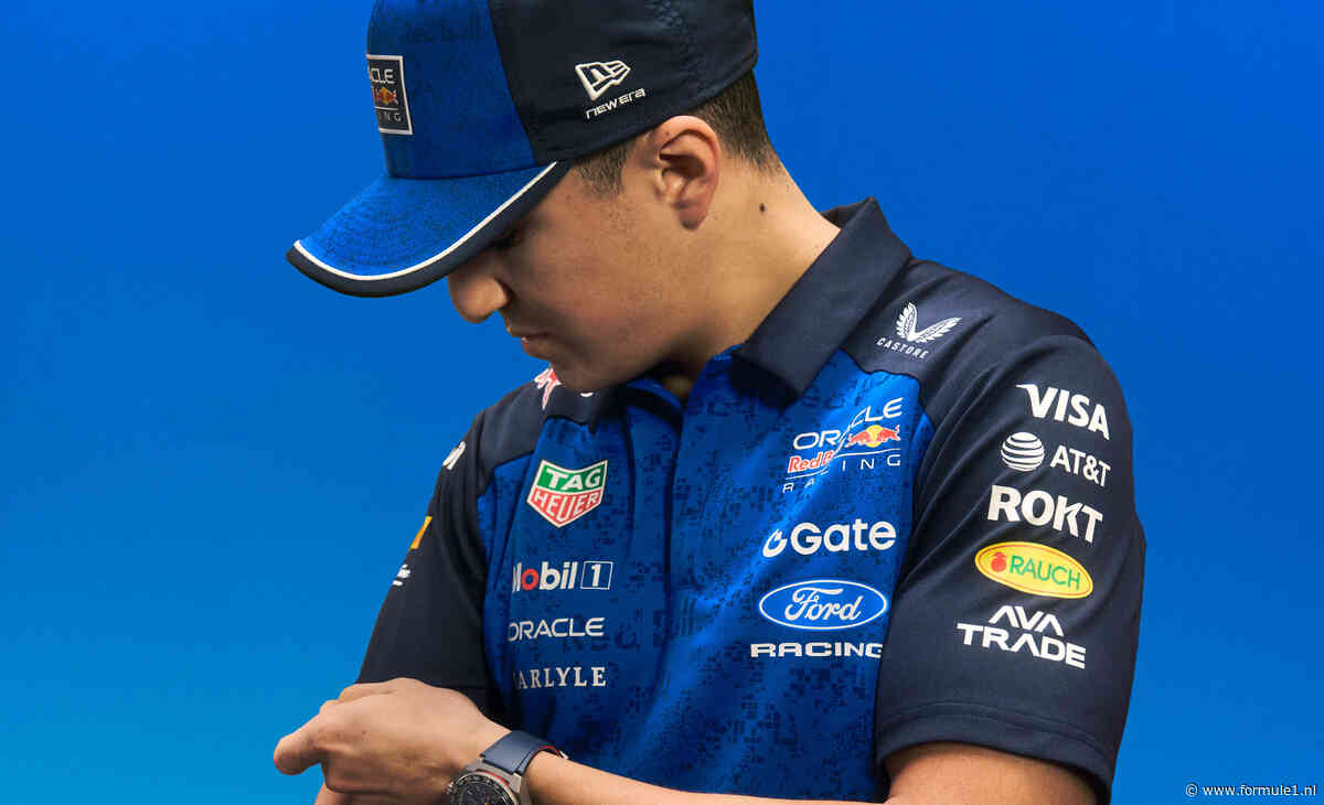 VIDEO: Red Bull viert contractverlenging Isack Hadjar met knipoog naar blessureleed