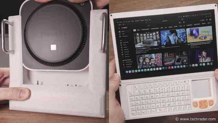 Enthusiast transforms Mac Mini into jaw-dropping 3D-printed portable PC complete with handles and touchpad — Mac Nano even has a keyboard and a battery