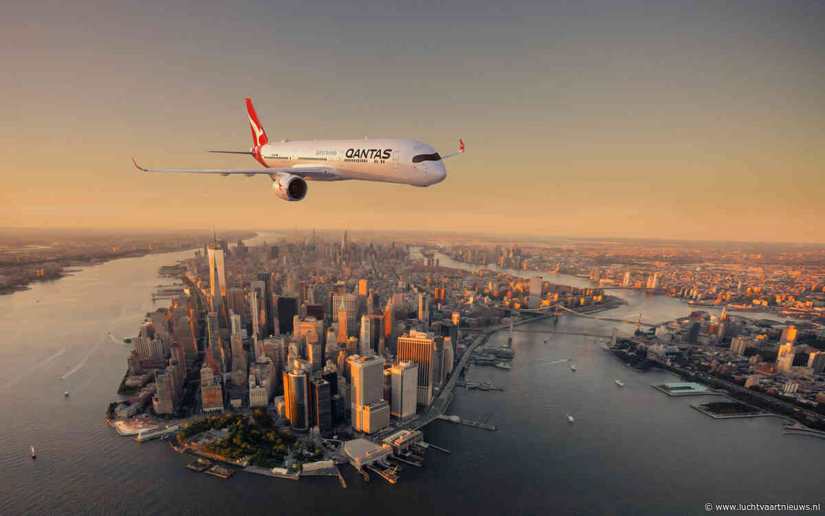 Qantas start historische lijndienst: straks in 18 uur non-stop van Sydney naar New York
