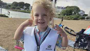Girl, three, still in hospital six weeks after falling ill swimming at UK beach