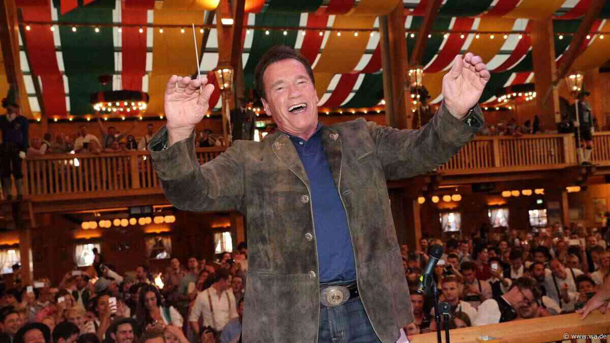 Schwarzenegger, Gottschalk, Ferres und Co.: Promis feiern auf der Wiesn