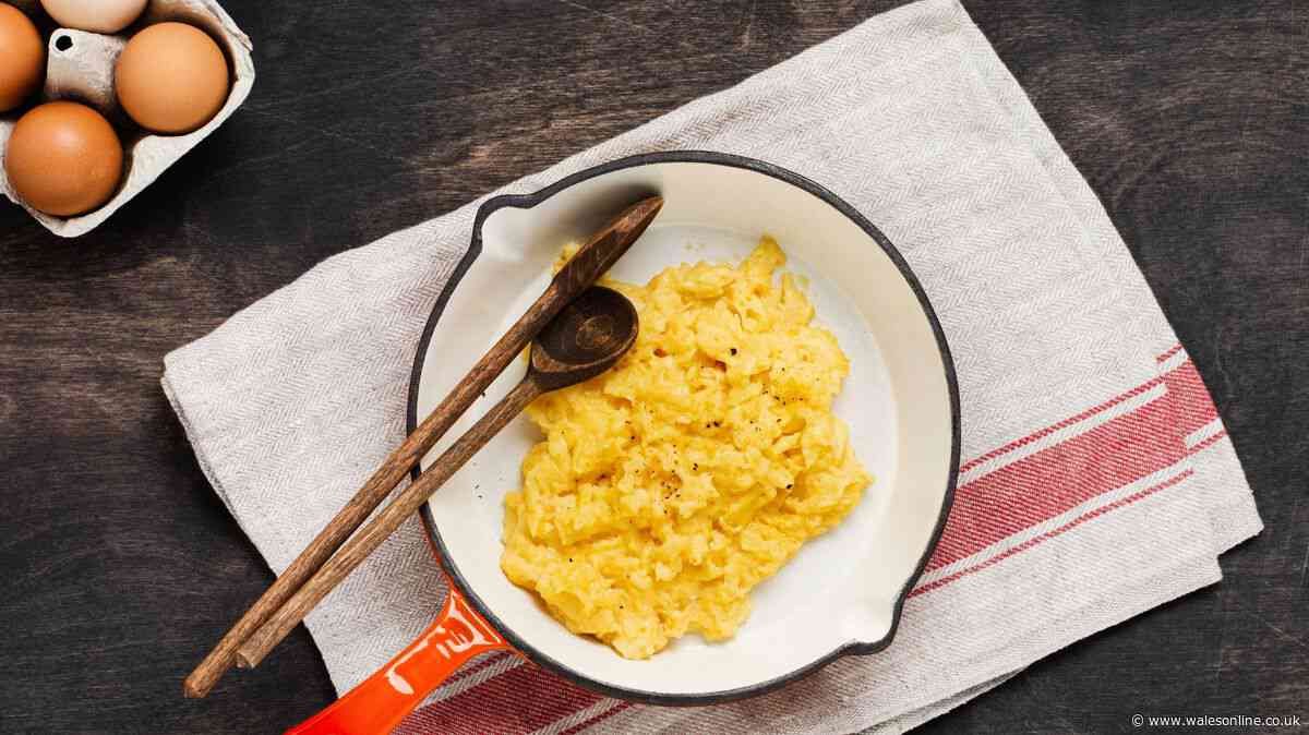 Scrambled eggs will be creamier and tastier if you add this one simple ingredient
