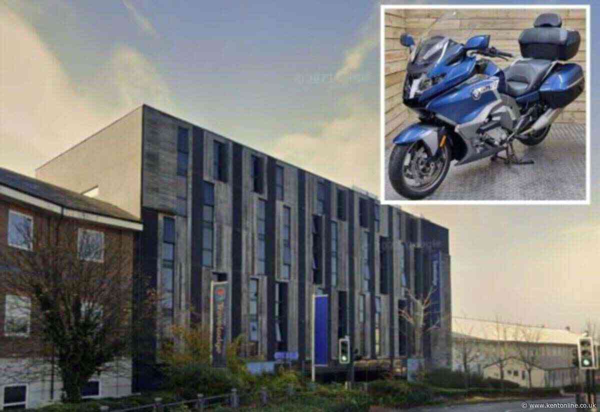 High-performance BMW motorbike snatched from Travelodge car park
