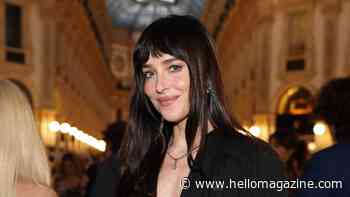 Dakota Johnson sizzles in naked dress with gothic twist
