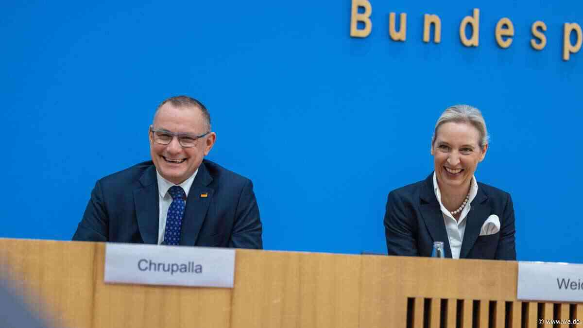 Forsa-Umfrage in NRW: AfD erstmals bei Bundestagswahl stärkste Partei