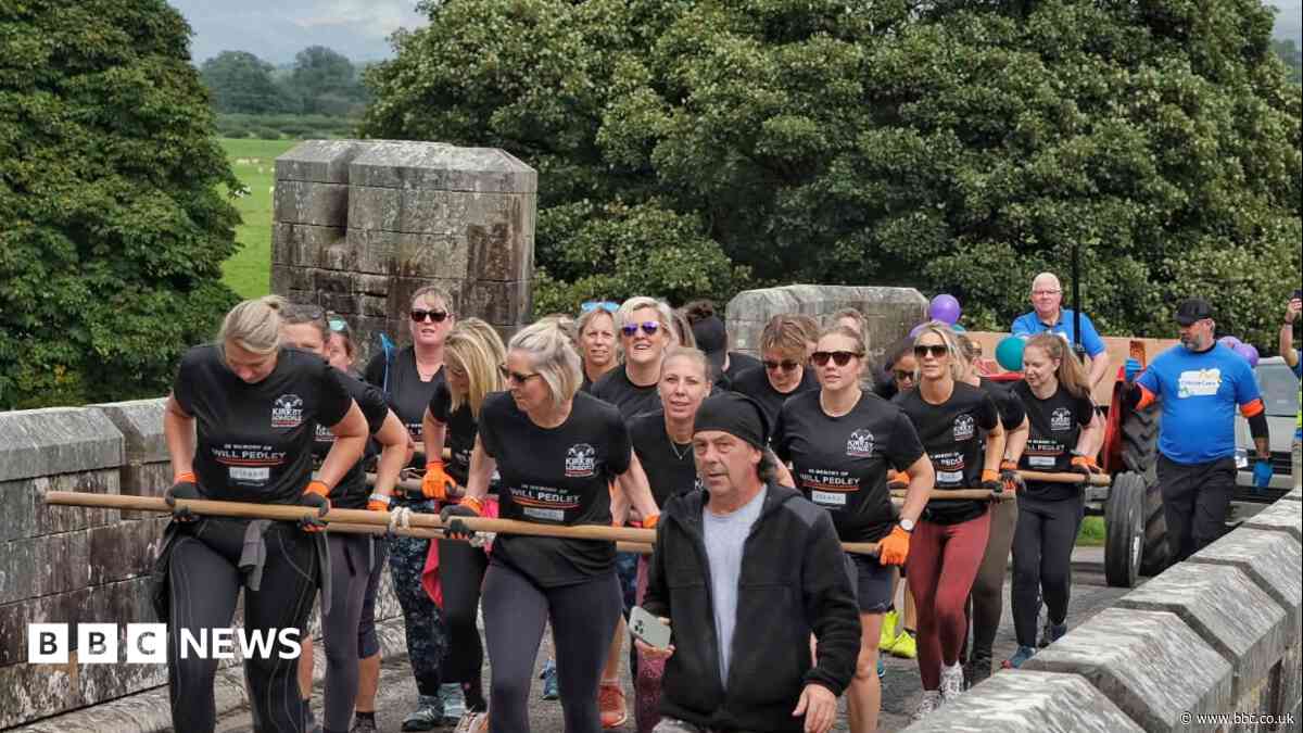 Family 'blown away' by support for tractor pull in memory of son