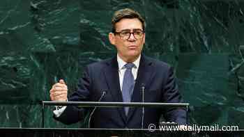 Kremlin accuses Andy Burnham of 'stoking anti-Russian sentiment' after he blamed Putin for sowing division in Britain during UN speech