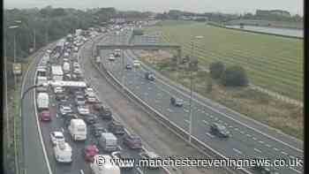 M60 traffic LIVE updates as motorway closed and trams stopped amid police incident