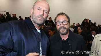 Jason Statham and Stephen Graham enjoy a Snatch reunion at Burberry LFW show - 26 years after being propelled to fame by the cult crime comedy