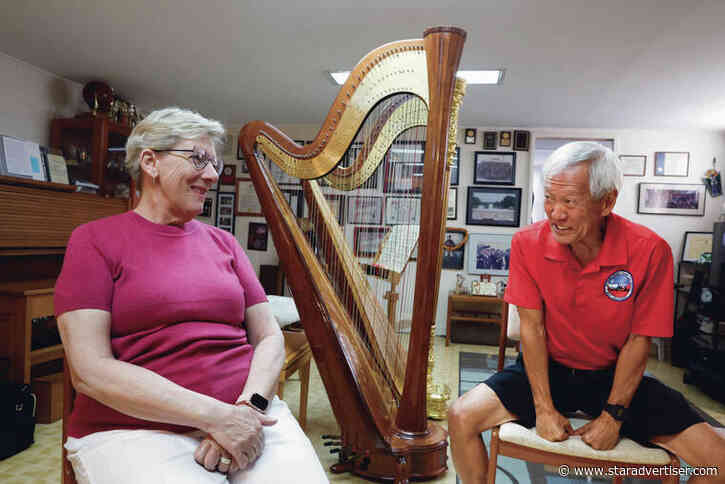 Glenn Uejio tends to veterans at Tripler