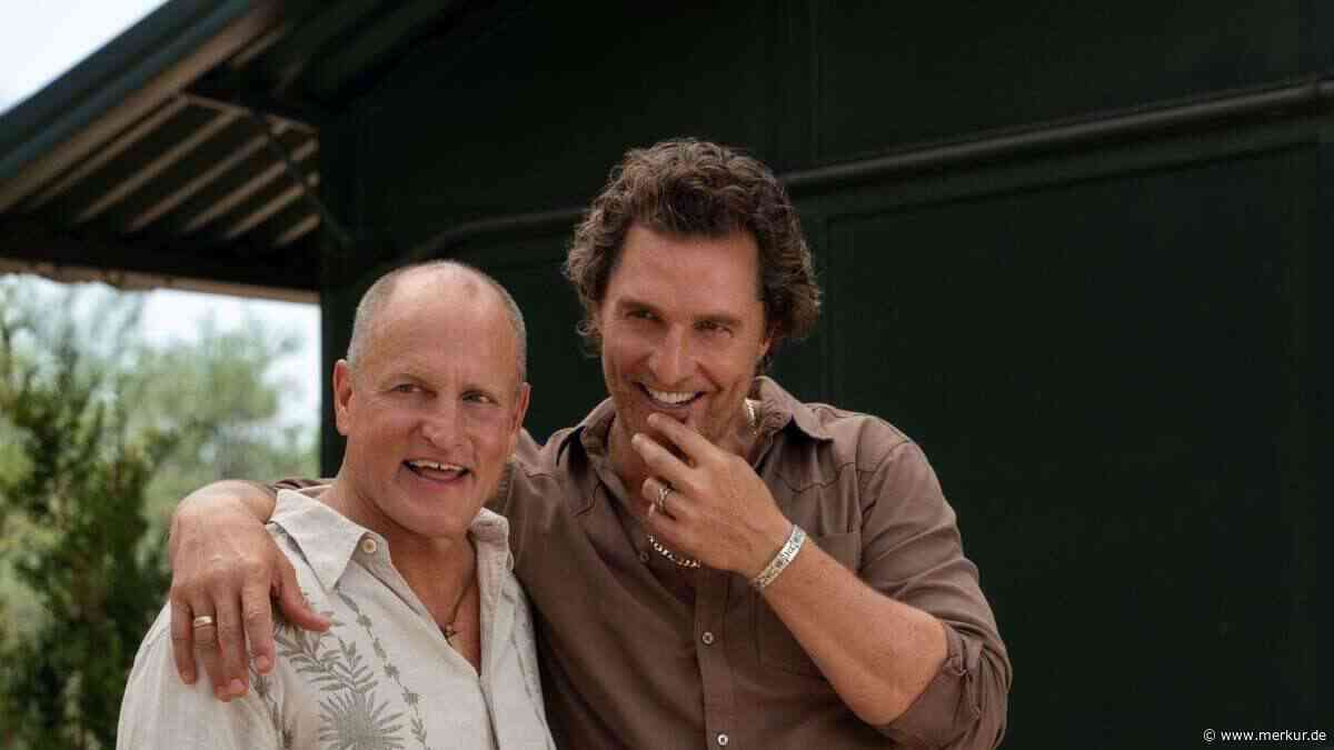 Sind sie wirklich Brüder? Woody Harrelson und Matthew McConaughey albern sich durch ein wildes Familiengerücht