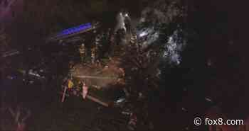 House collapse, possible explosion on Cleveland's east side