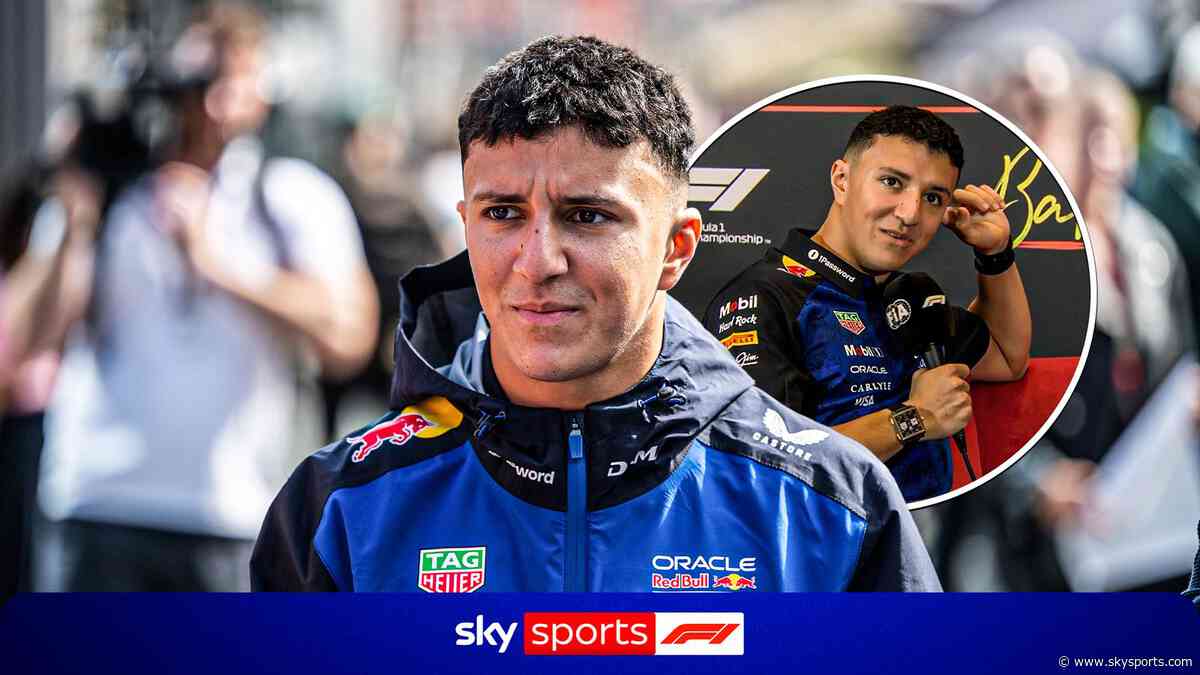 Hadjar chats Red Bull contract and jokes he has no idea of the details!