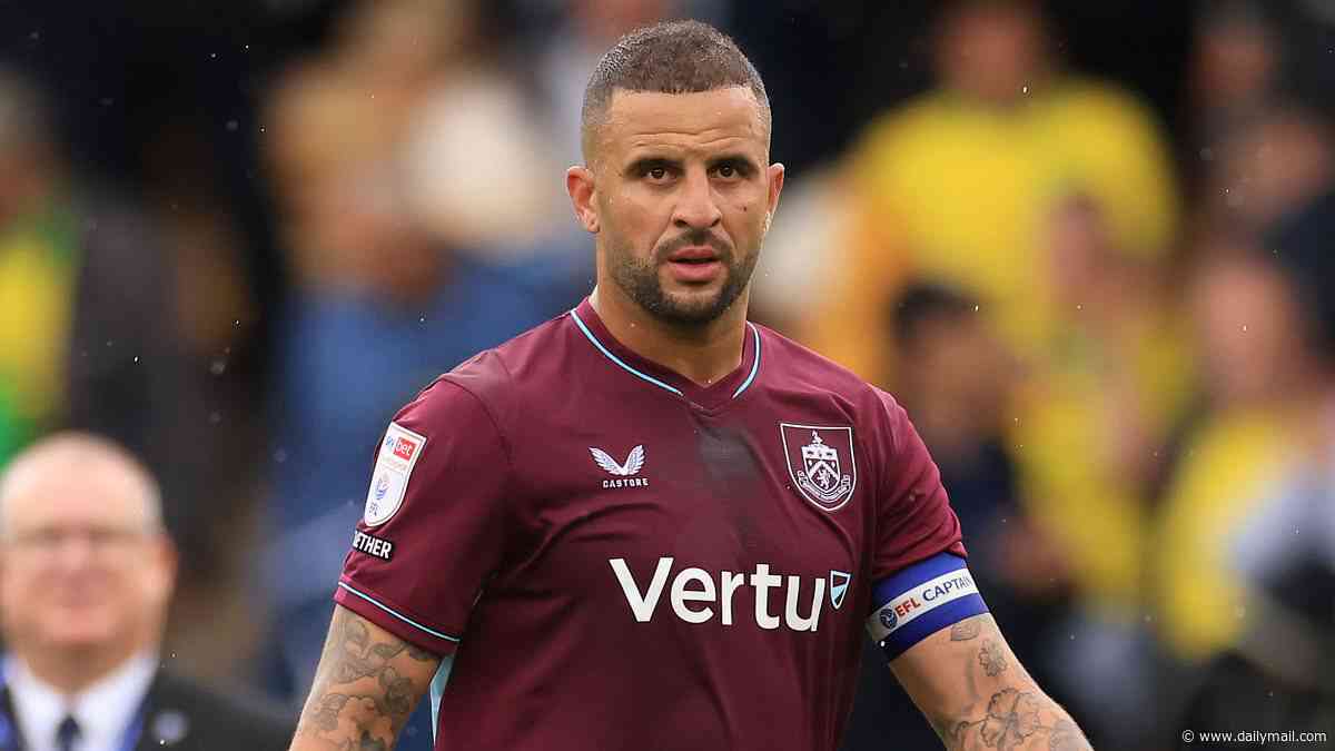 Kyle Walker is spotted 'completely plastered' alone late at night in Cannes after partying all day with wife Annie Kilner on break from football struggles