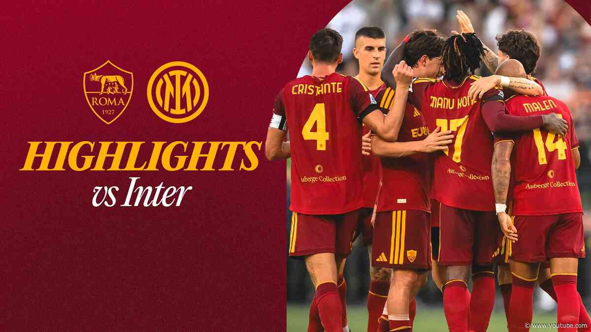 ROMA 2-2 INTER | SERIE A HIGHLIGHTS 2026-27
