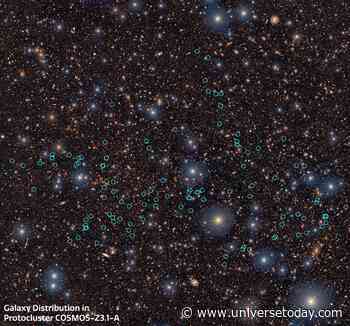 A Rare, Distant Clump of Early Galaxies Reveals Ancient Cosmic Secrets