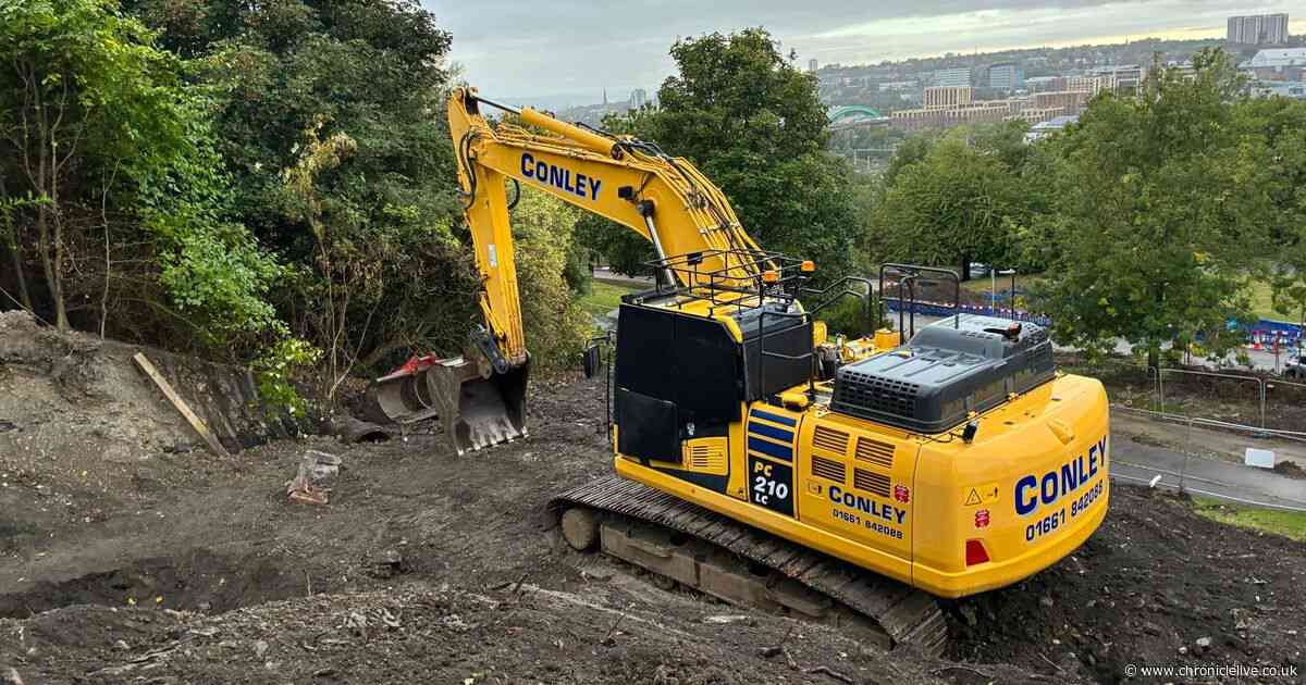 In Pictures: Gateshead work continues after flooding on Great North Run day