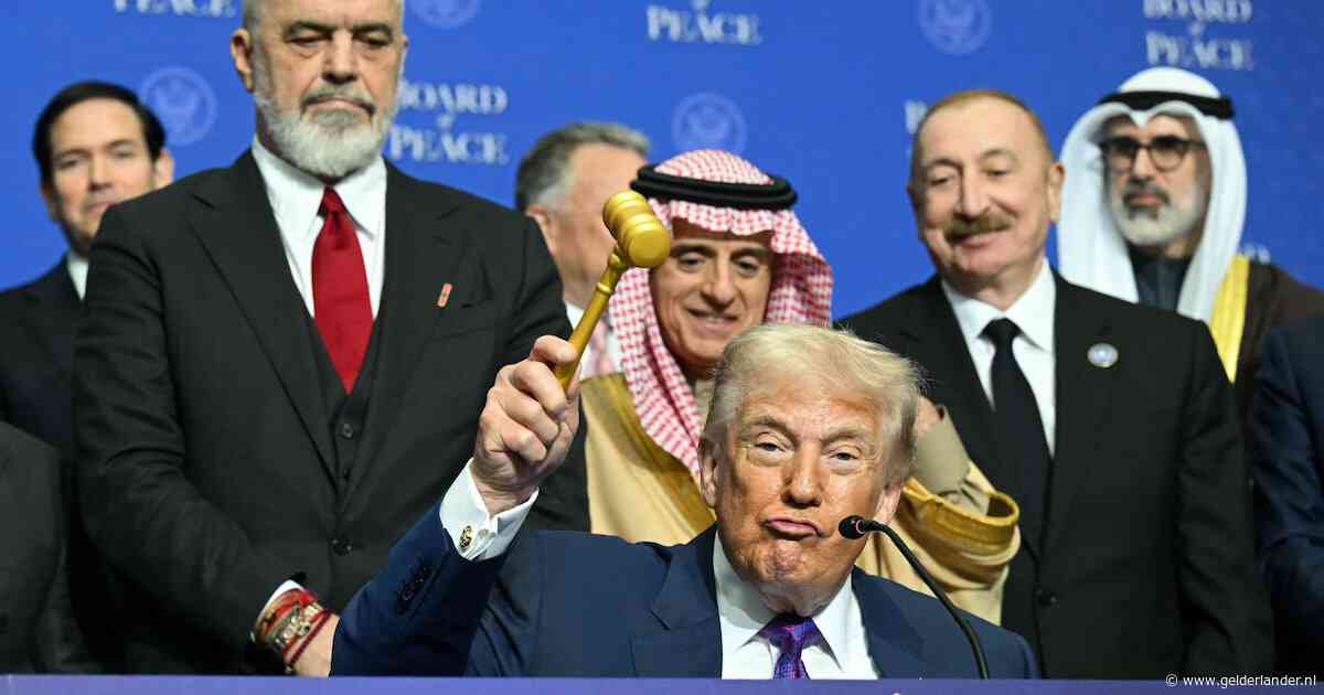 Vredesraad Trump presenteert miljardenplan voor wederopbouw Gaza: caravans voor ontheemde Palestijnen