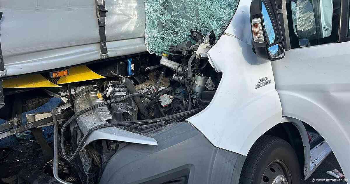 A3 bei Schlüsselfeld: Mann (25) bei Unfall schwer verletzt