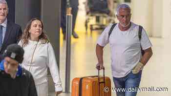 Paul Hollywood sports a wrist brace while making a rare appearance with wife Melissa Spalding as Bake Off debuts with triumphant reviews