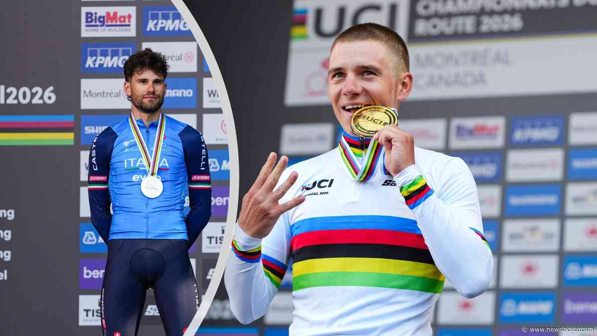 Spanningen na WK-tijdrit in Montreal: Filippo Ganna reageert fel op plaagstootje van Remco Evenepoel