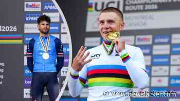 Spanningen na WK-tijdrit in Montreal: Filippo Ganna reageert fel op plaagstootje van Remco Evenepoel